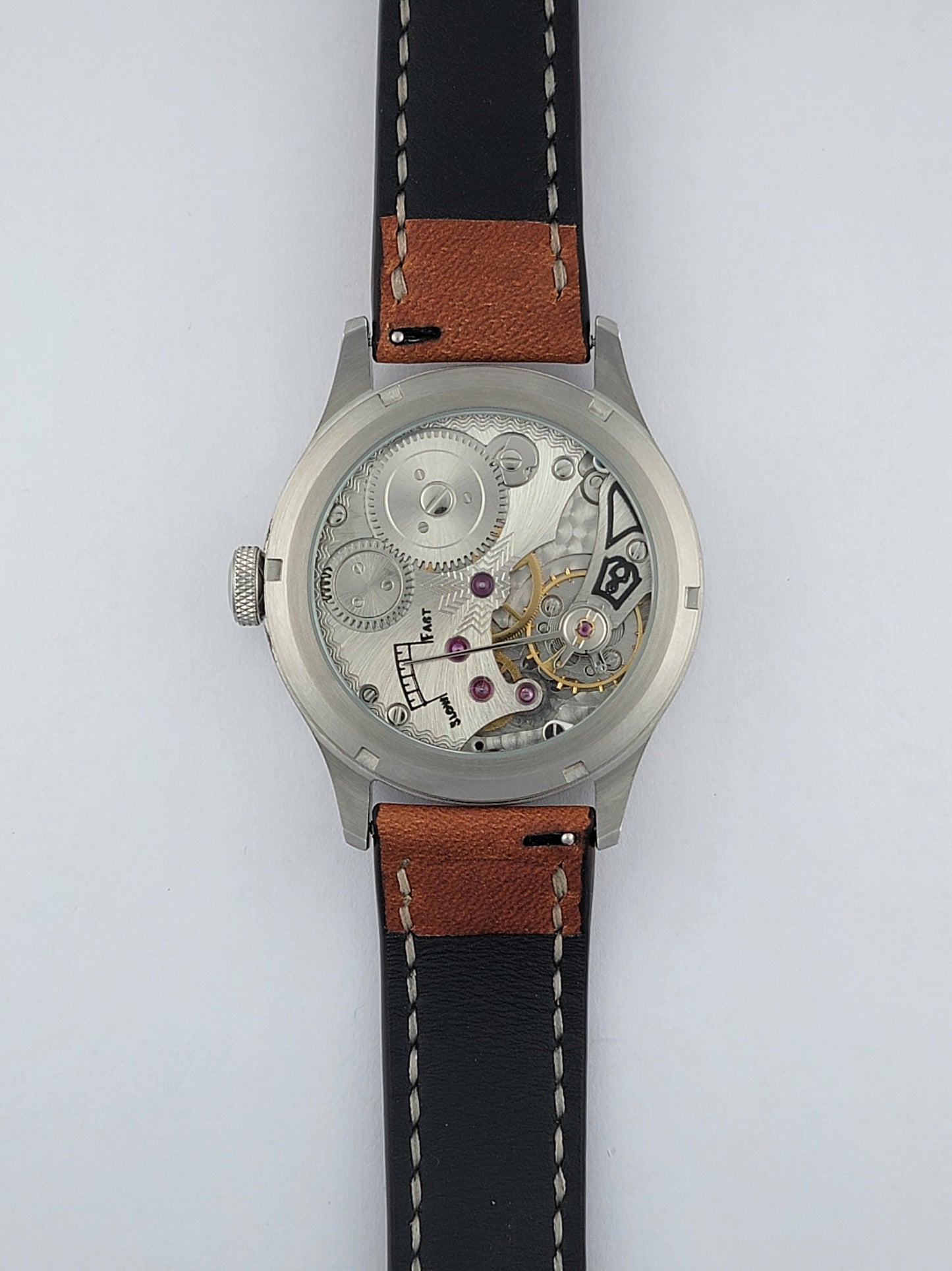 Rawsteel 44 (Lume Filled Indices) - Square Watch Co.