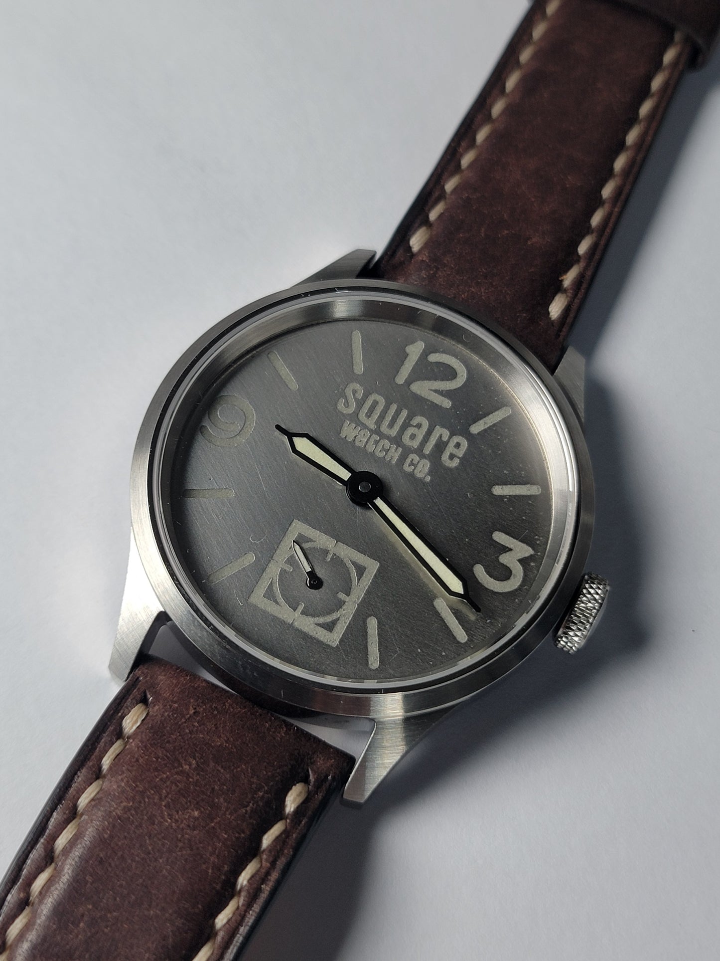 Rawsteel 44 (ETA Edition - Lume Filled Indices) - Square Watch Co.