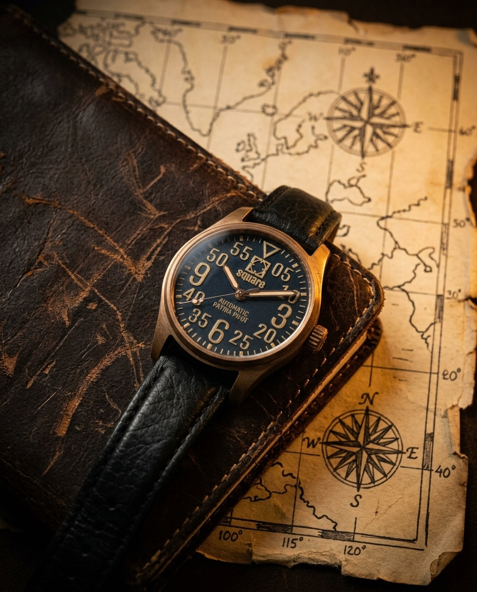 Pilot Watch — Vintage Aviator Lifestyle | Generated by Modelize